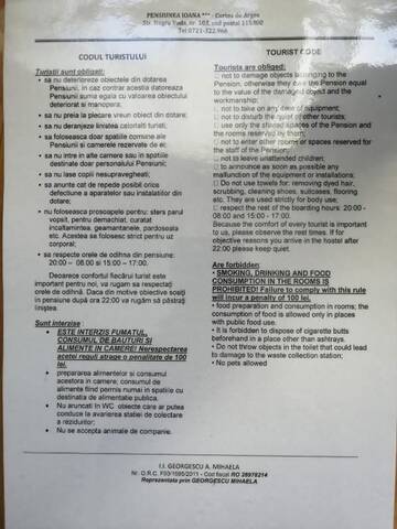 Фото номера Двухместный номер с 2 отдельными кроватями - 1 этаж Гостевой дом Pensiunea Ioana г. Куртя-де-Арджеш 15